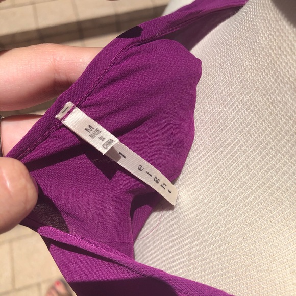 Nine 1 eight medium Polyester top - Picture 4 of 5